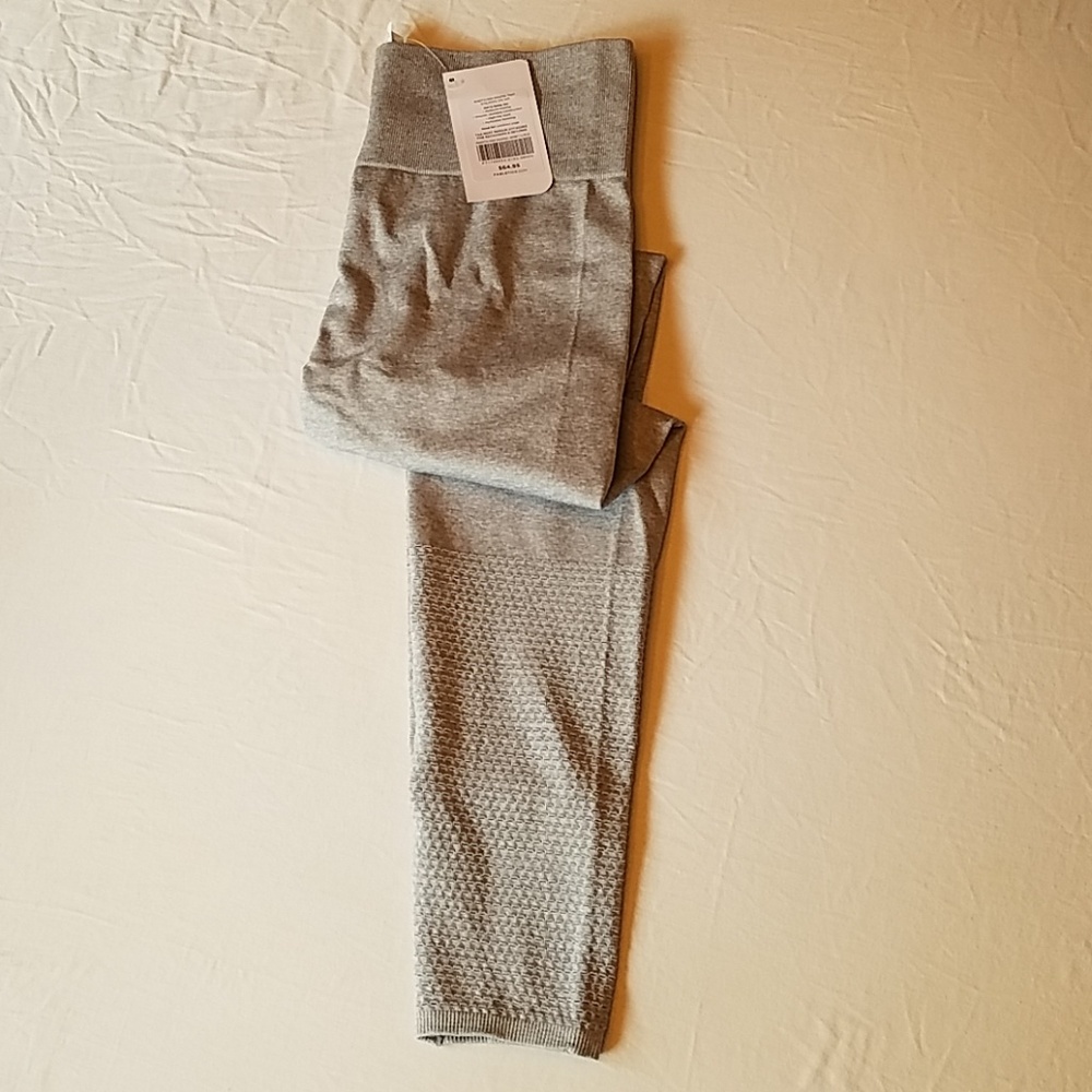 Grey Fabletics athletic leggings